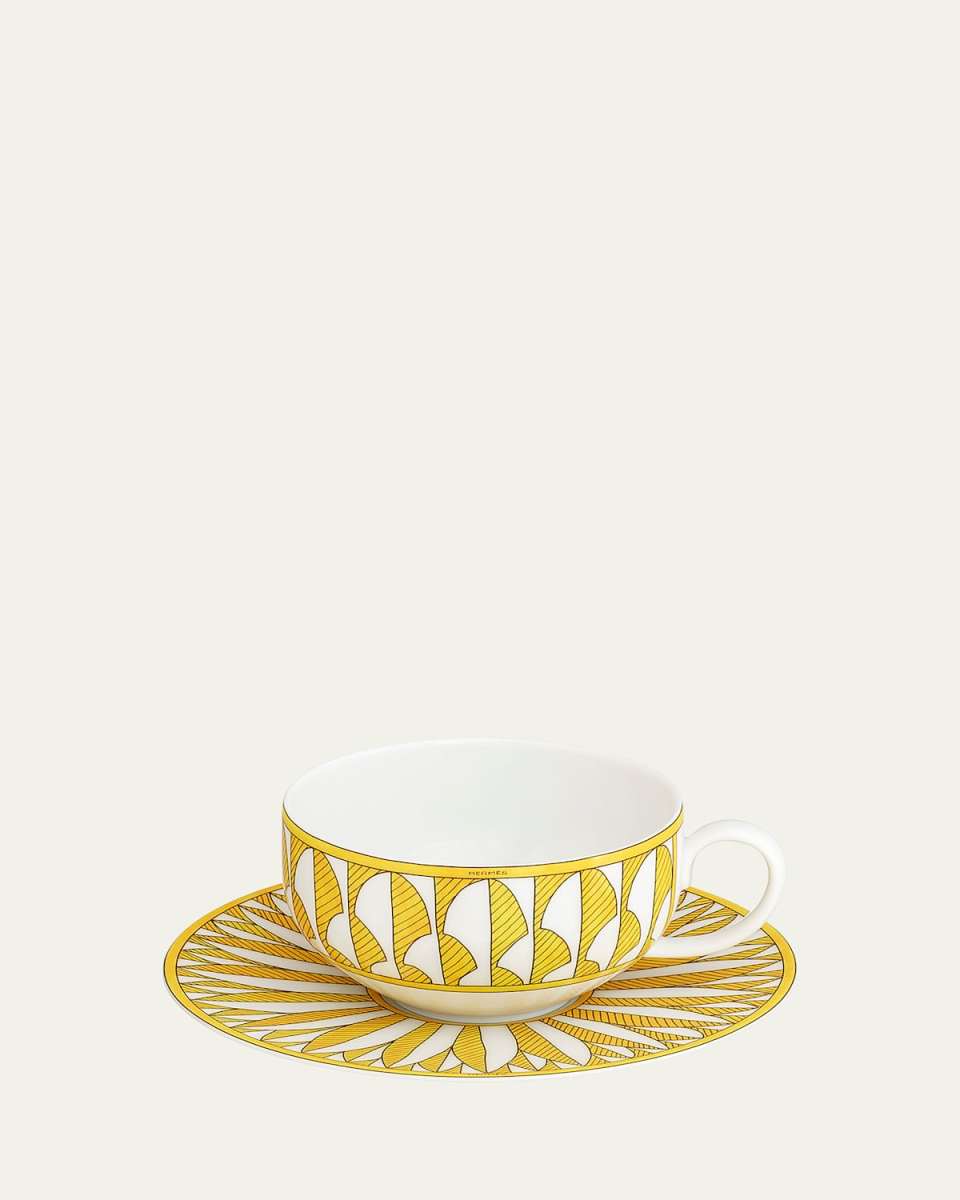 Soleil d'Hermes Tea Cup & Saucer Set
